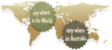 Anywhere in the World, Anywhere in Australia
